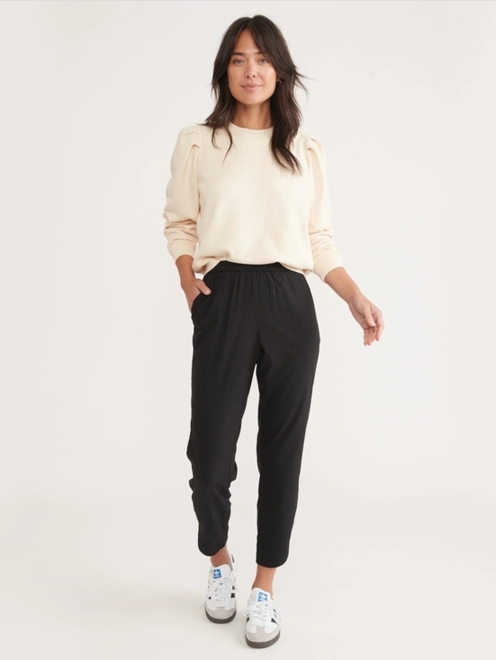 Marine Layer Pants - ❤️ MARINE LAYER ALLISON PANTS - HIGH RISE, PULL ON IN BLACK, MEDIUM
